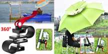 Suport 360 pt fixare umbrela, undita pescuit, Ø22-25mm Noua ambata!