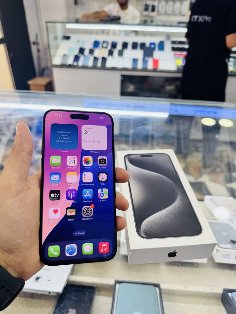 iPhone 15 Pro Max 256 gb 23 sikl black