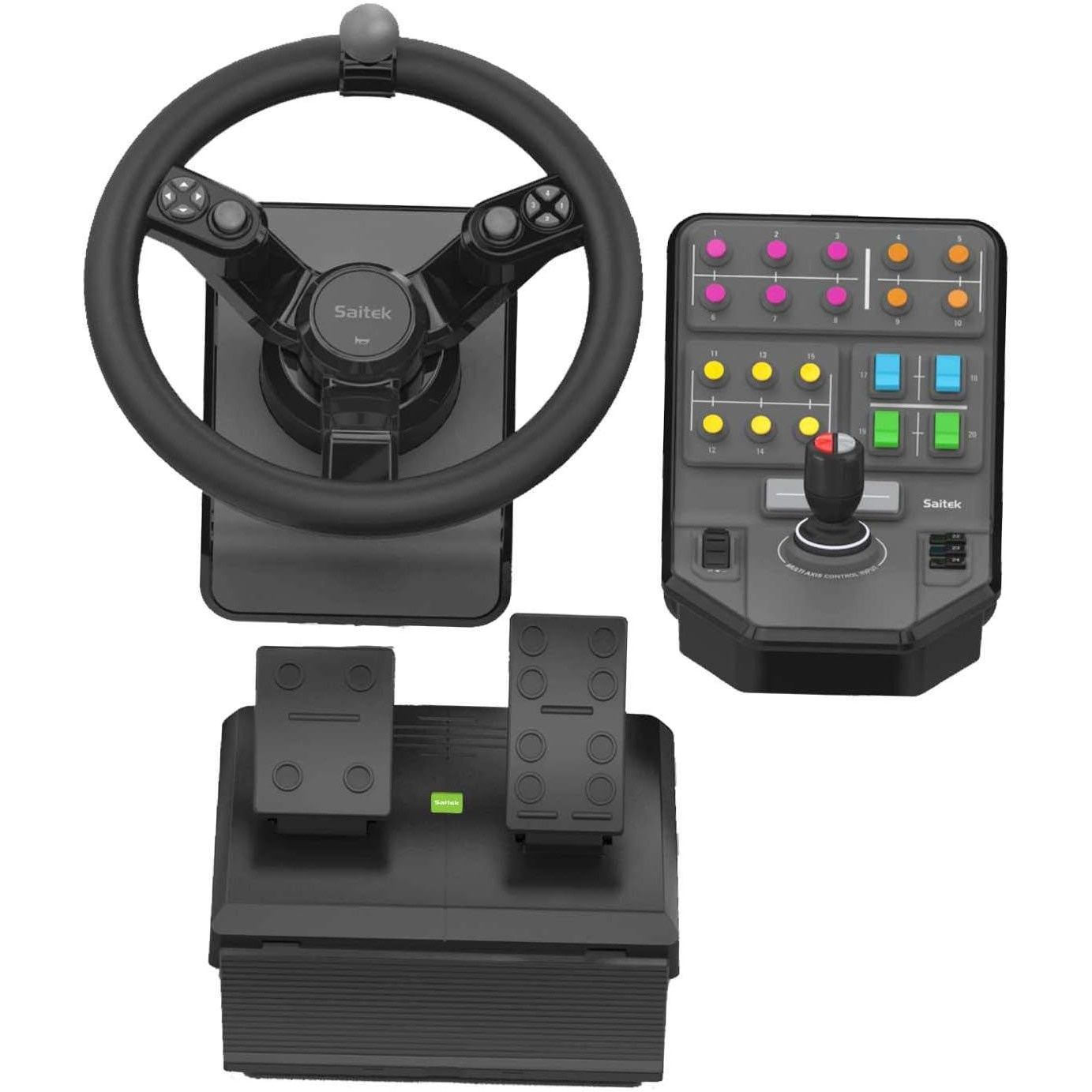 Volan Logitech G Heavy Farm COMPLET Saitek Farming Simulator
