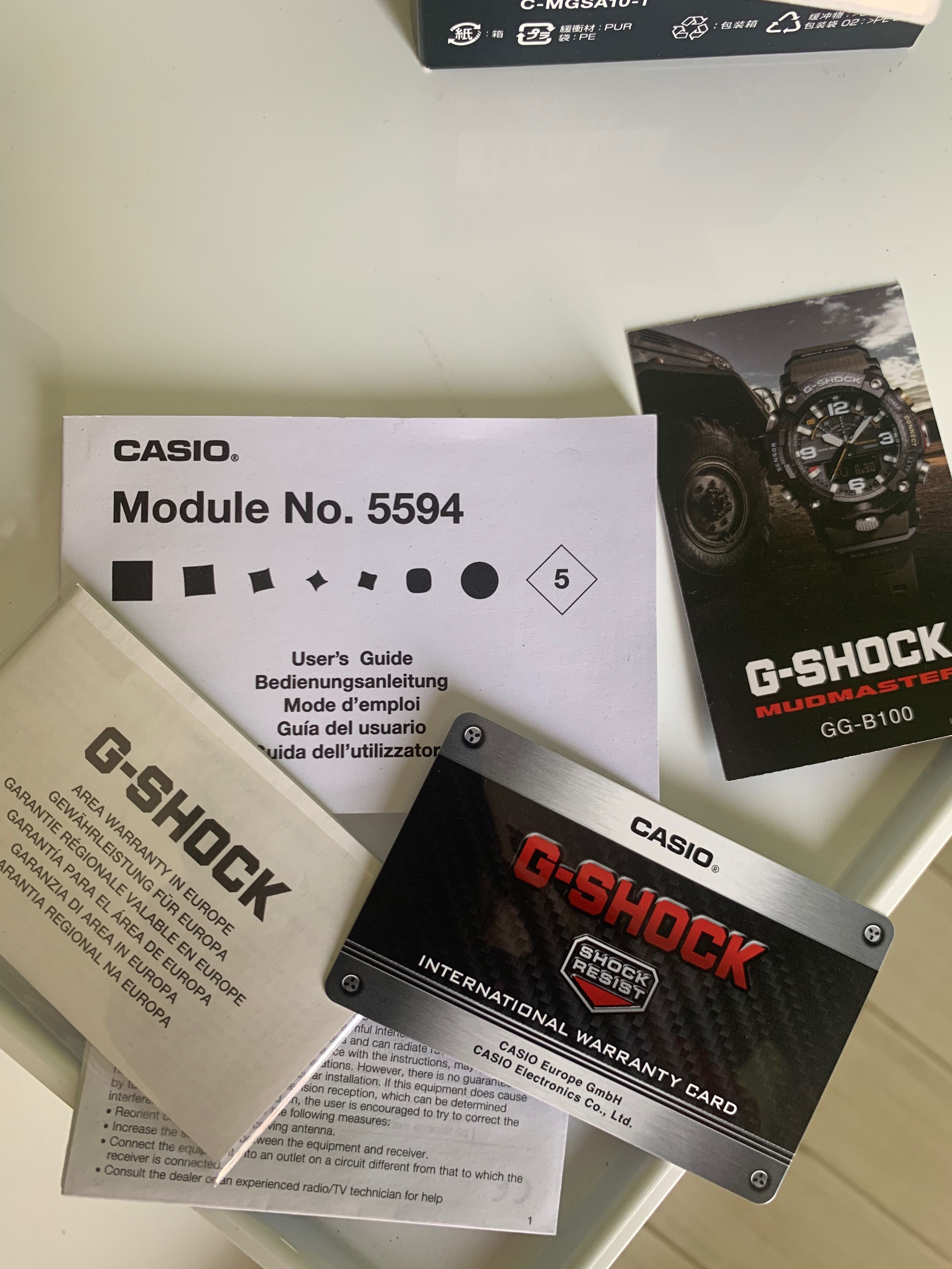 G-shock Mudmaster GG-B100–1A3ER