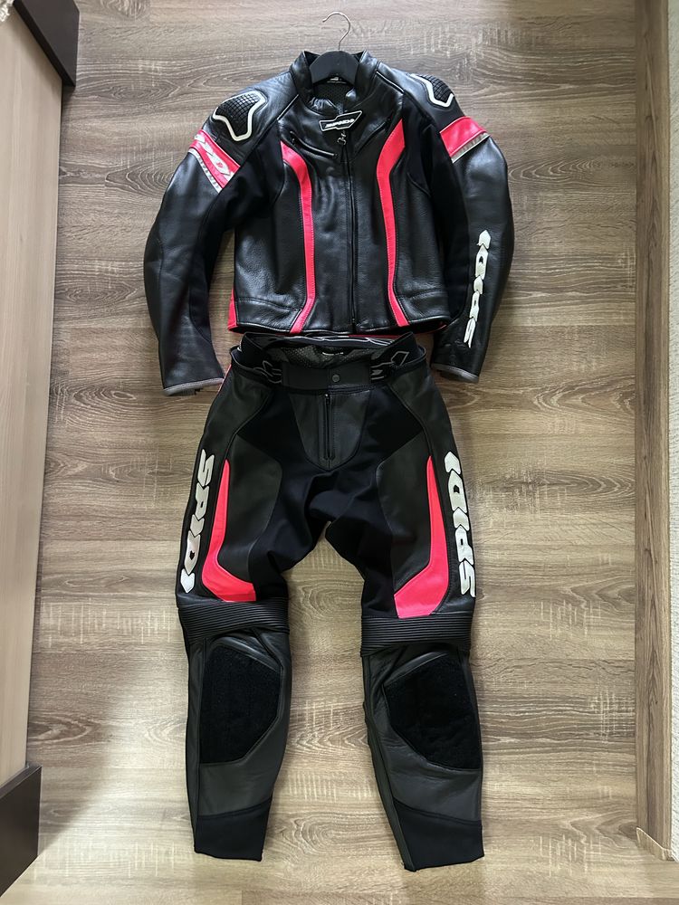 Дамски мото екип SPIDI LASER TOURING Black/Fuchsia размер 42 (S)