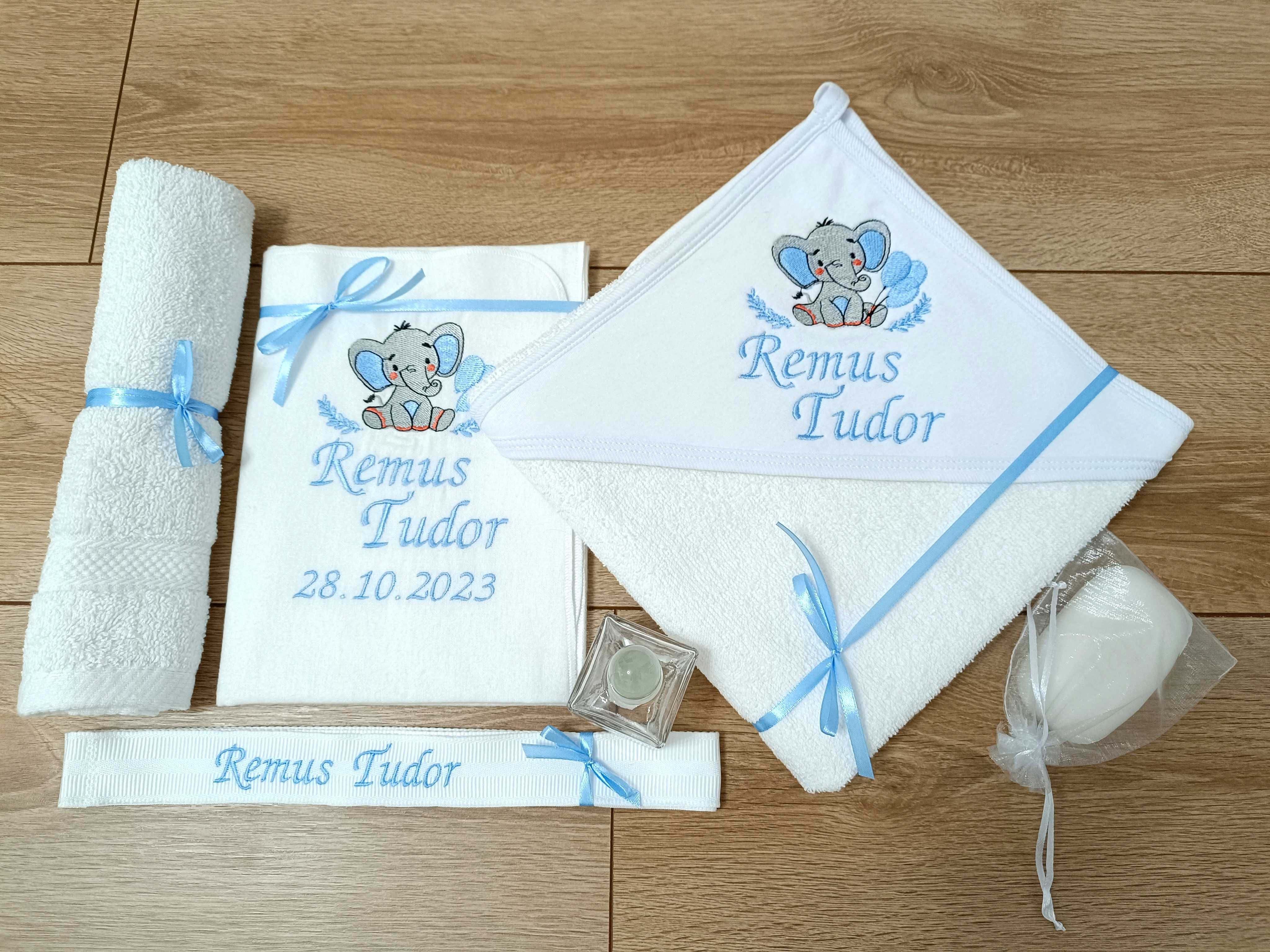 Trusou botez personalizat, lumanare botez, crasma