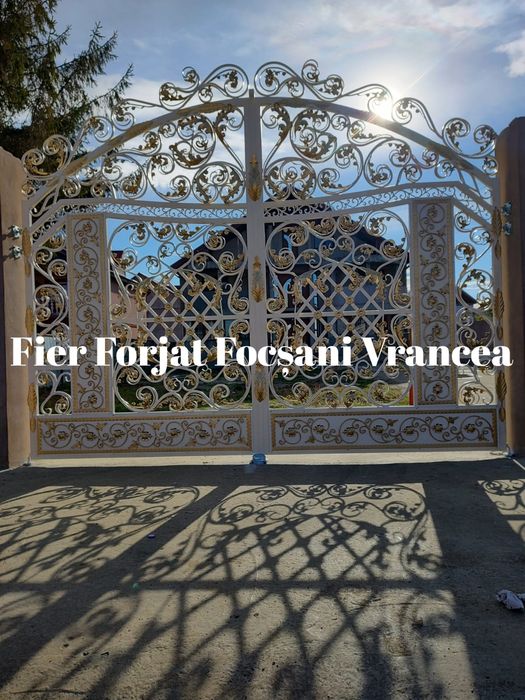 Porți,garduri,copertine ,scări din fier forjat