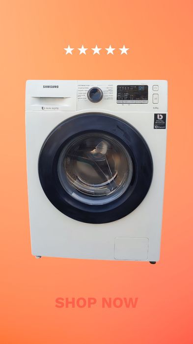 Стиральный машина Samsung inverter 6kg идеальное состояние.