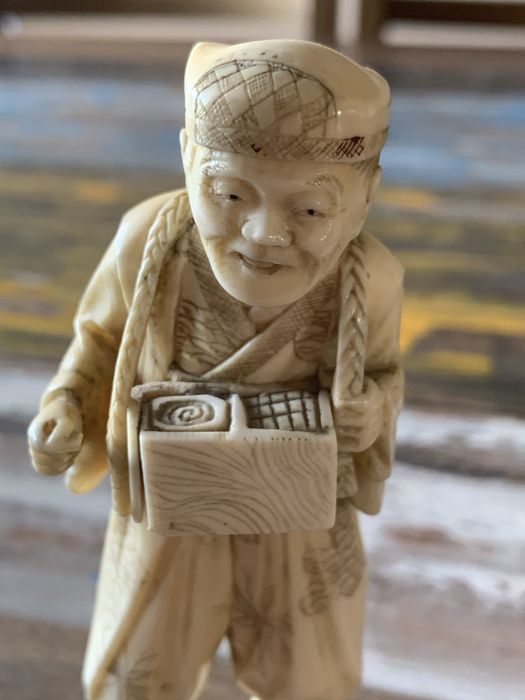 Окимоно Okimono японска фигура Мейджи период 19-ти век