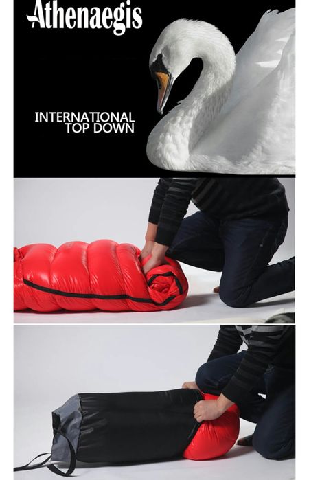 Sac dormit iarnă, puf gâscă 3000g, -35/-45 grade