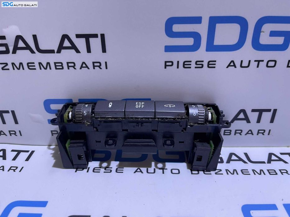 Consola Panou Comanda Buton Butoane Incalzire Scaun Scaune ESP Reglaj Nivel Suspensie Amortizoare Telescoape Volkswagen Phaeton 2002 - 2010 Cod 3D0959676K