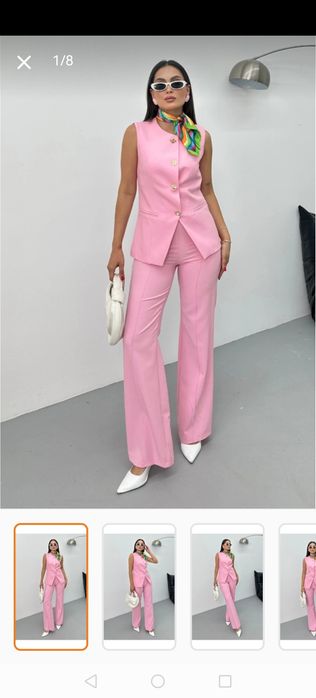 Дамски комплект розов