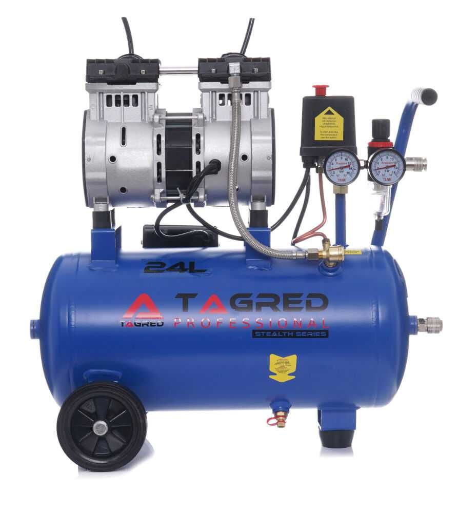 Compresor aer 24L fara ulei silentios 1100kW 218L min  (TA383)