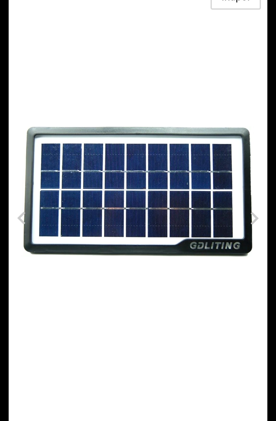 Kit panou solar GDLITE GD-7 3 becuri lanterna inclusa + usb incarcare