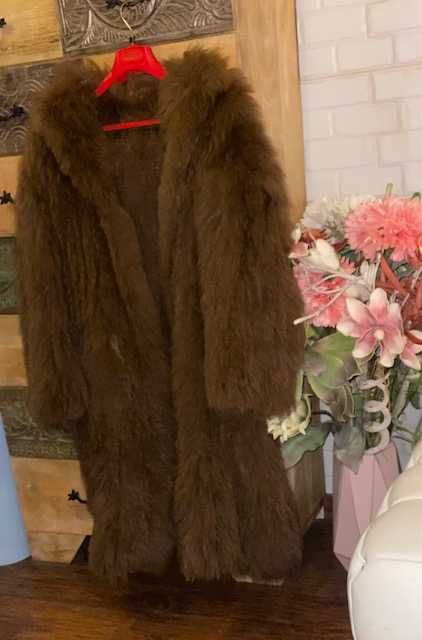 Палто 100% лисица*115см дължина