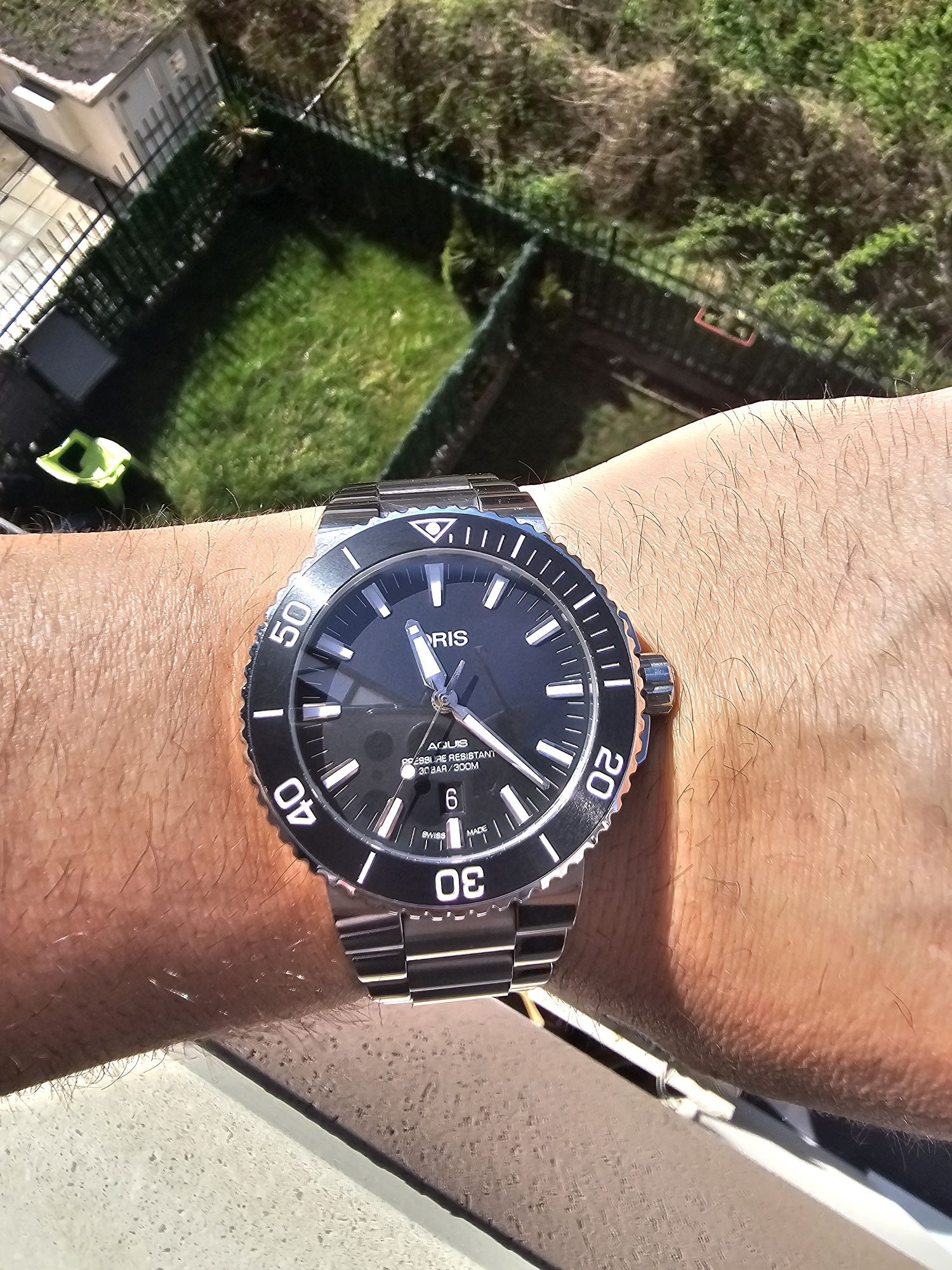 Oris Aquis Date 43.5mm 
Часовника е в перфектно състояние бе