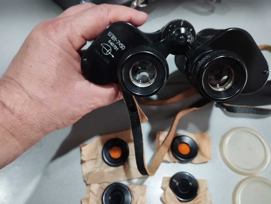 ТОП НОВ Съветски Бинокъл-БПВ1 7х50-MADE IN СССР