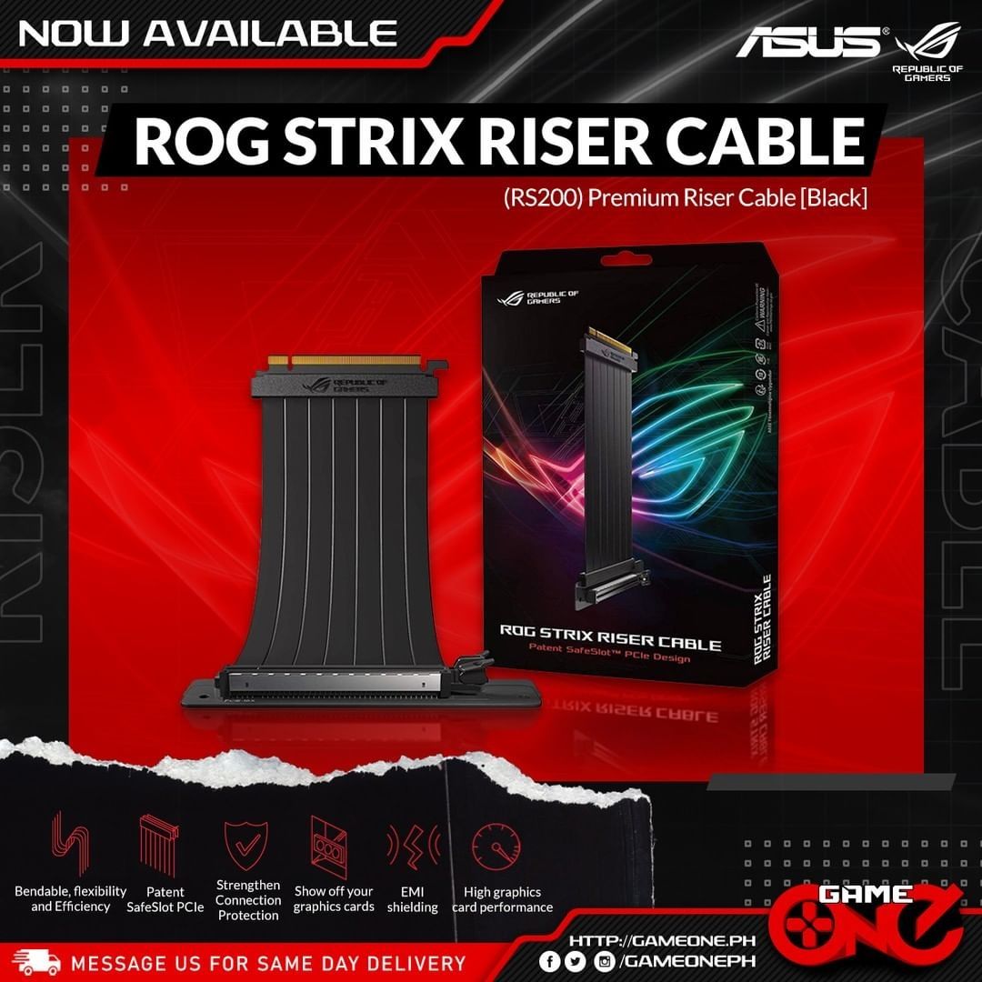 Топ!Кабель Рейзер Asus Rog Strix RISER CABLE для видеокарт