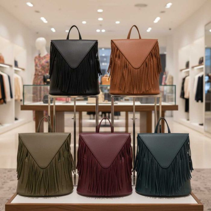 Дамска раница.Бохо стил