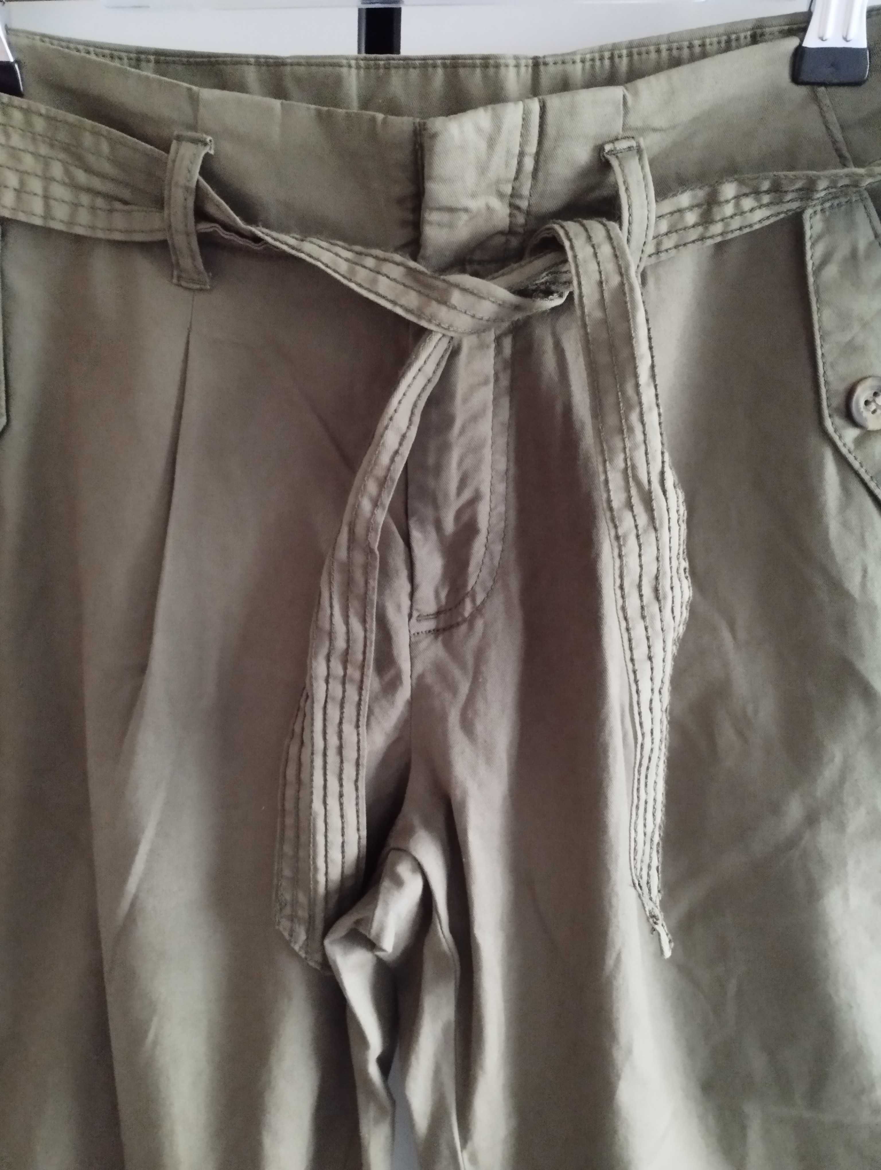 Панталон с талия paper bag  Yessica и H&M.