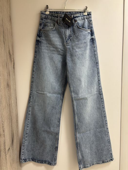 Blugi Wide leg - Massimo Dutti - noi, cu eticheta - S/36