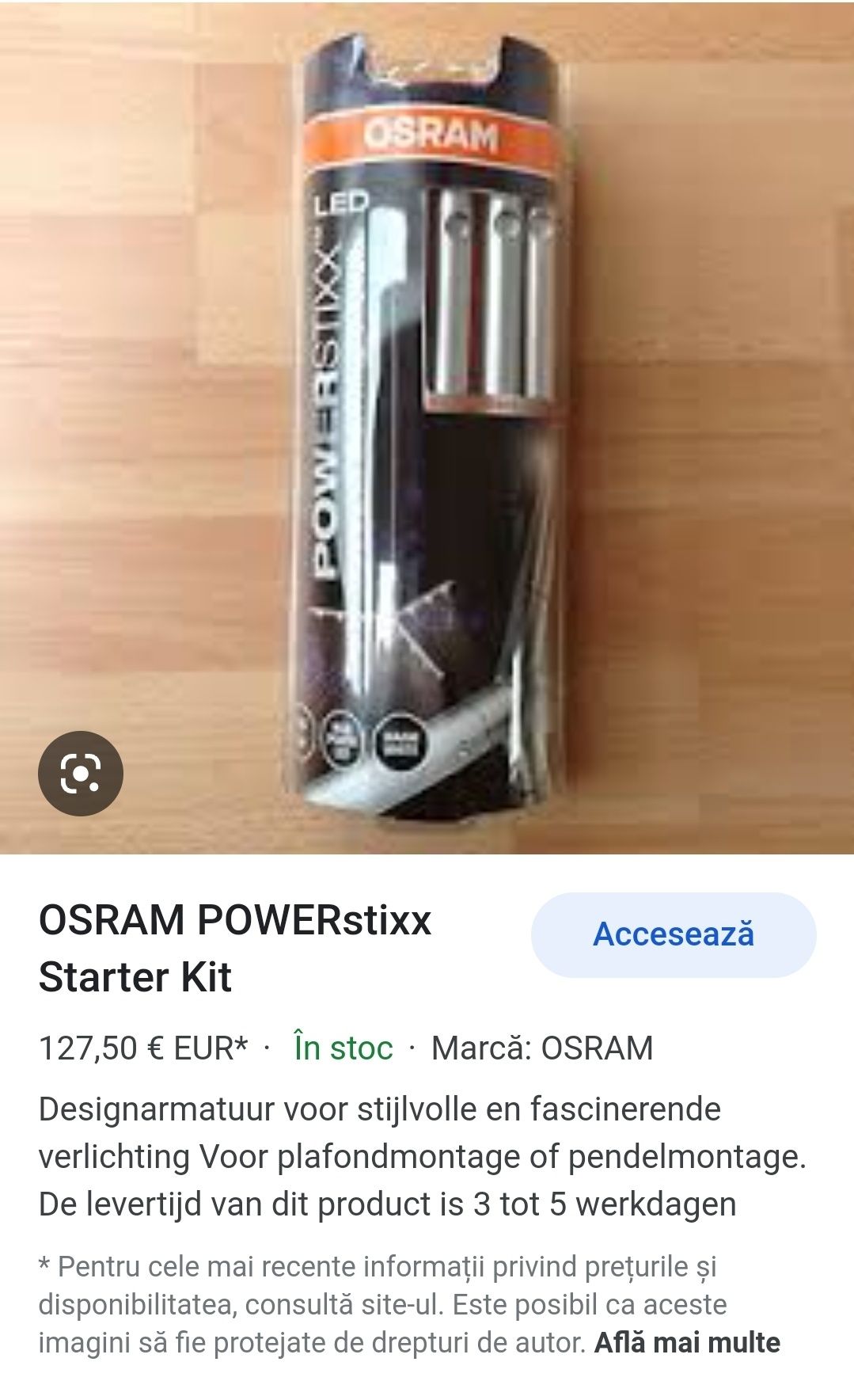 Lampa led Osram PowerStixx noua