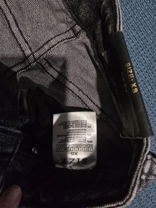 Дънки с широк крачол, размер ХS