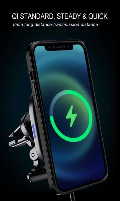 Incarcator Fast Wireless Charging Auto Magsafe Magnetic 15W Fast Charg