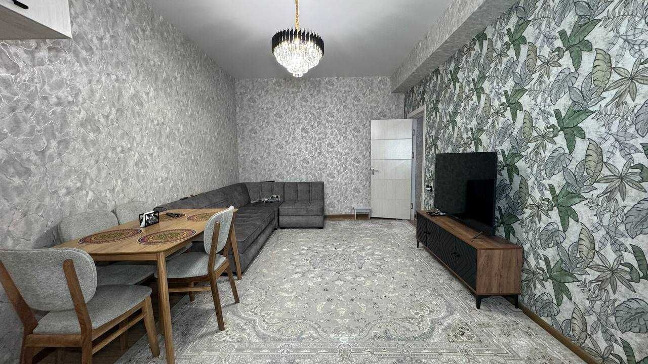 Киргили АТС 3 хонали янги қурилган квартира сотилади. ID: 001102