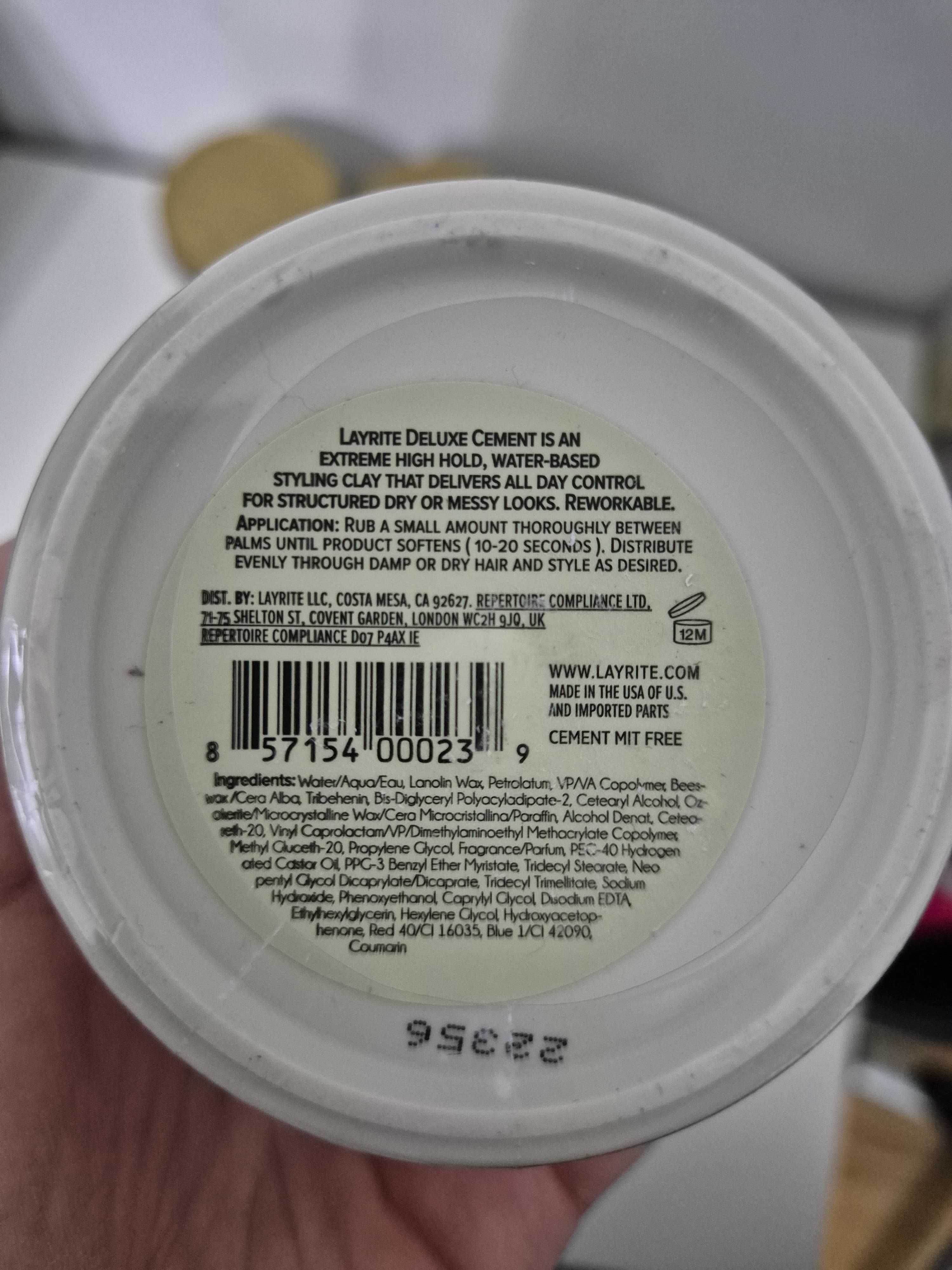 Ceara de par Layrite Cement Clay 120g