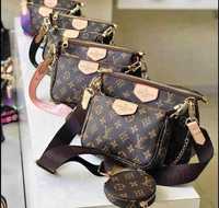 Geanta Louis Vuitton 3 în 1,new model import Franța, etichetă, saculet