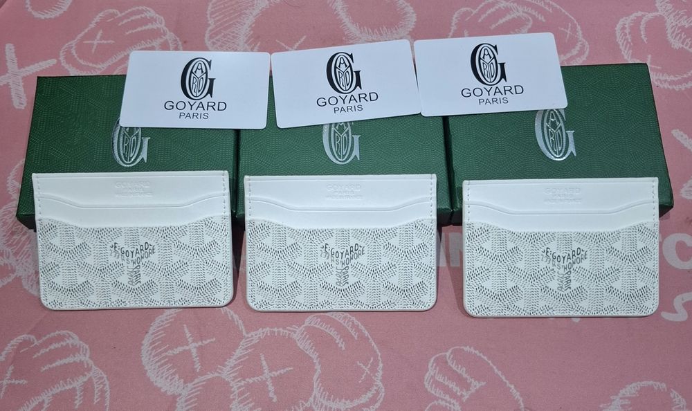 2 Cardholdere Goyard albastru deschis portofel de carduri