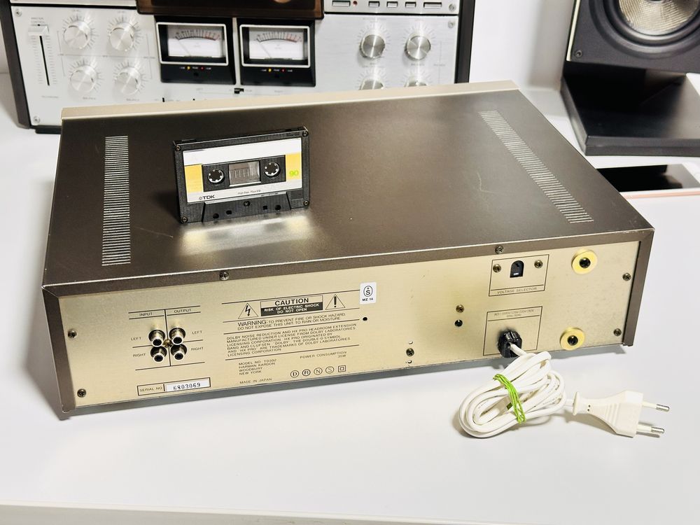 Deck Harman/Kardon TD392, 3 HEAD,1985,6 kg,robust,bias,Mpx,din metal