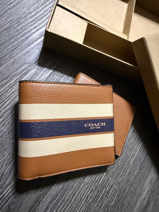 Set Portofel Coach + Cardholder nou/new
