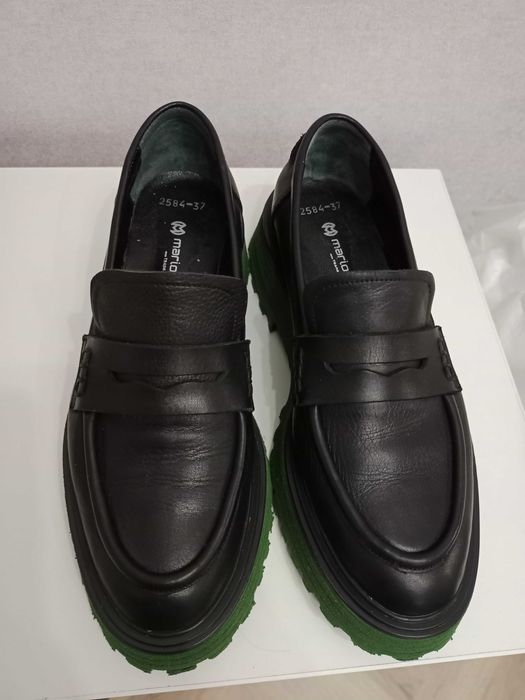 Женские туфли кожаные, 37-38р-р