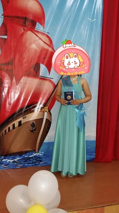 Платье бирюзовое