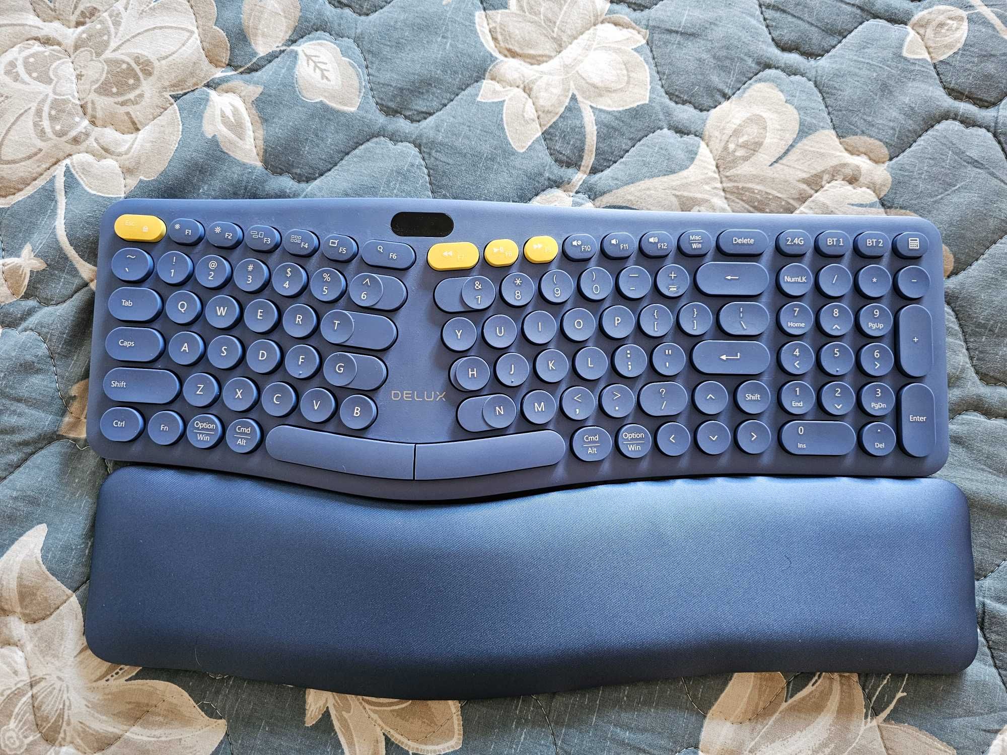 Tastatura ergonomica wireless Delux GM903CV