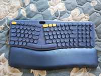 Tastatura ergonomica wireless Delux GM903CV