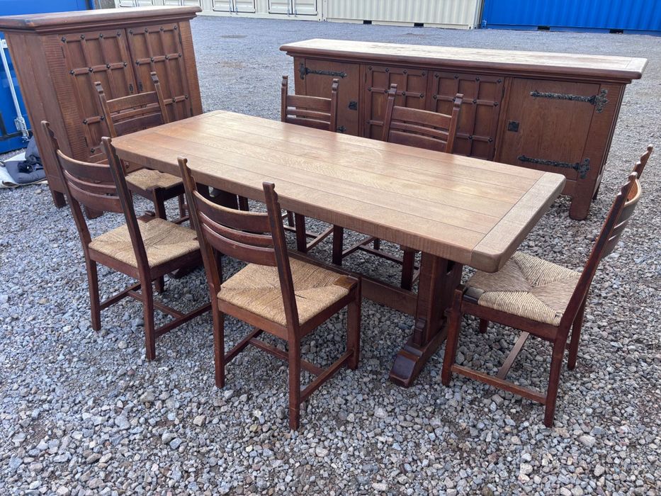 Масивен дървен комплект в античен стил