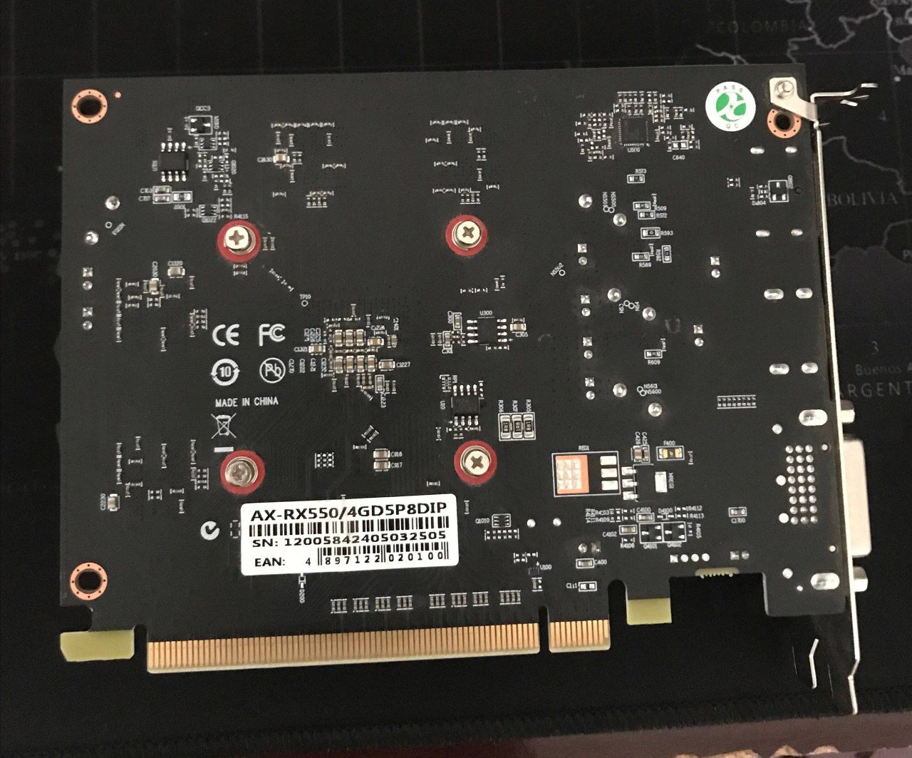 Видеокарта RX550 4gb DDR5