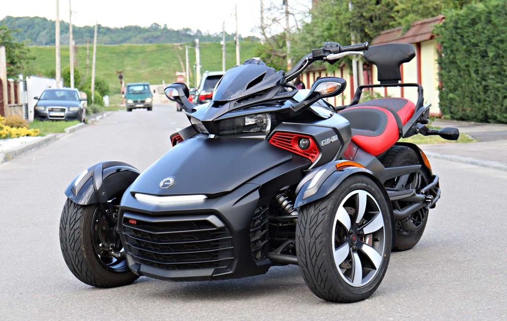 CAN AM SPYDER F3S / 2019 / 8100 KM / Personalizat / Negru Matt / 115CP