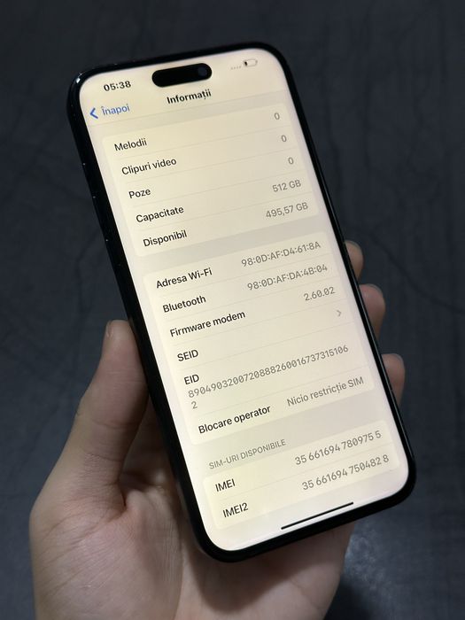 iPhone 15 Pro Max 512GB Blue Titanium !