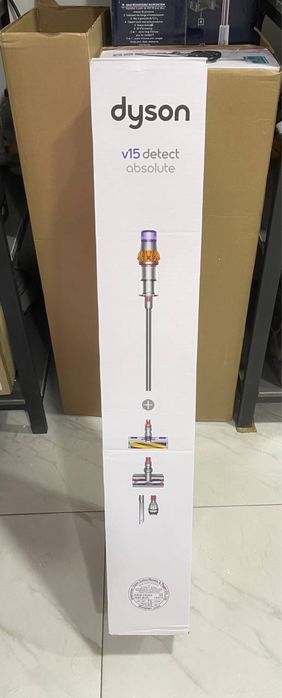 Пылесос Dyson V15 Absolute Беспроводная с бонусом доставка до дома!