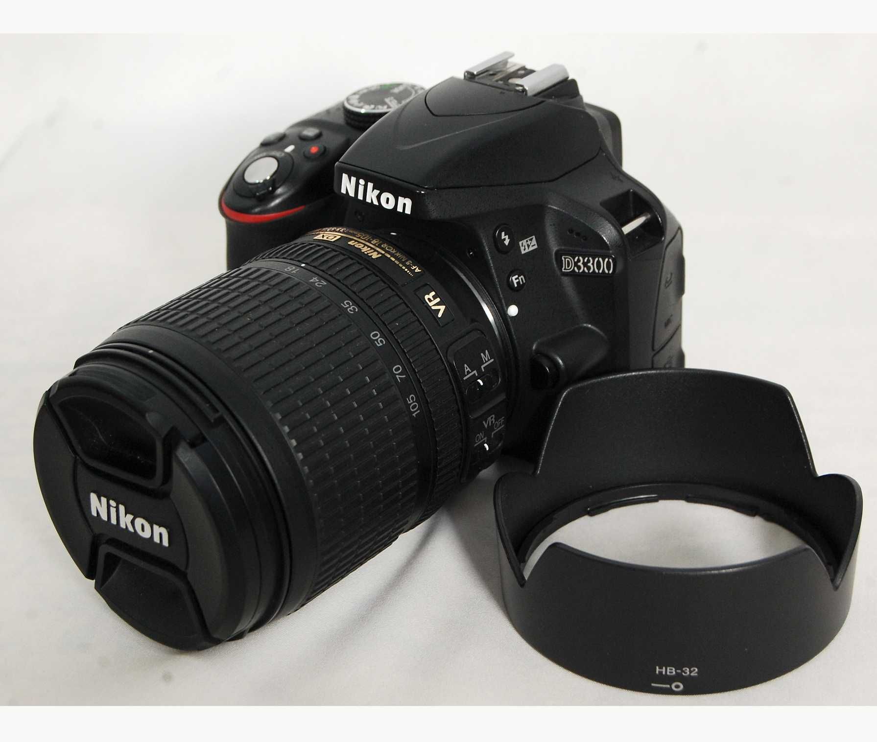Nikon D3300 24МП, 18-105 f3,5-5,6 в новом состоянии