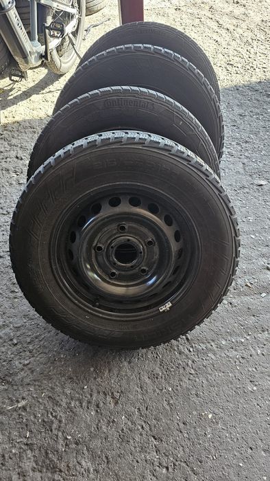 Jante tabla Ford Tranzit cu anvelope 215/65/16c iarna