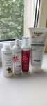 Eucerin dermo pure крем (акне),  biotraide acne out лосион и крем.