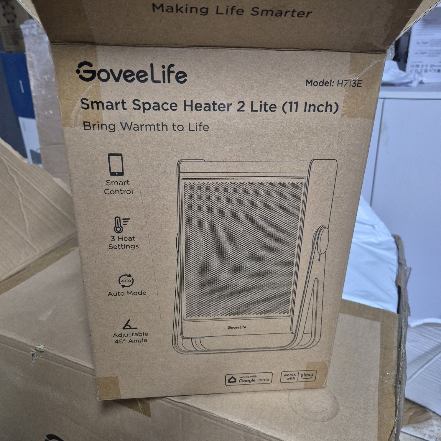 GoveeLife Smart отоплителна  печка   свързване  чрез Wi-Fi с приложе