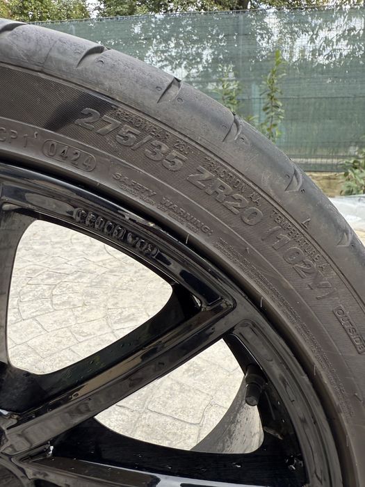 Set 4 jante aluminiu 275/35/R20 + avelope de vara Kumho ECSTA