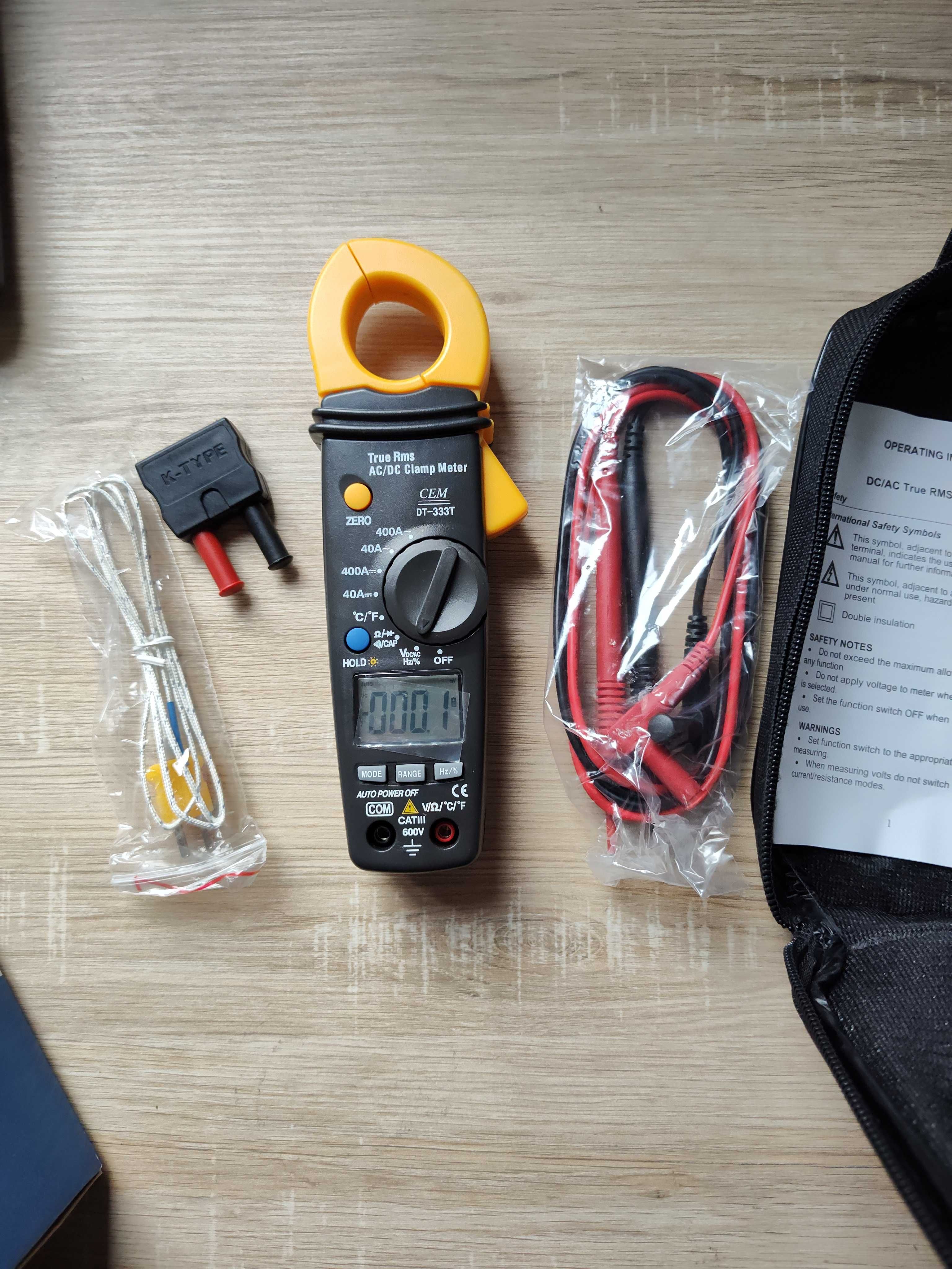 True RMS AC/DC Clamp Meter CEM DT-333T