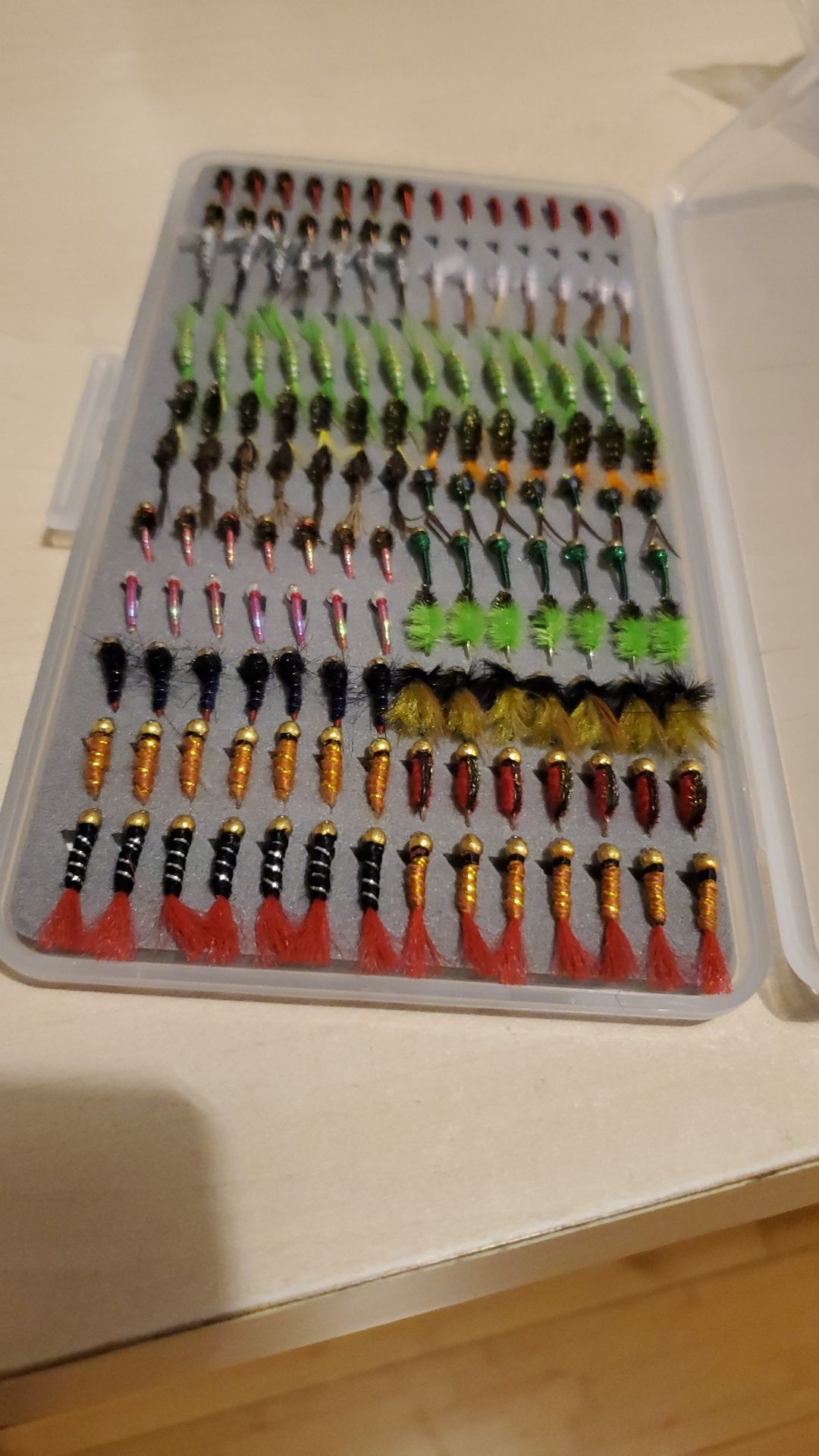 Cutie muste artificiale fly fishing