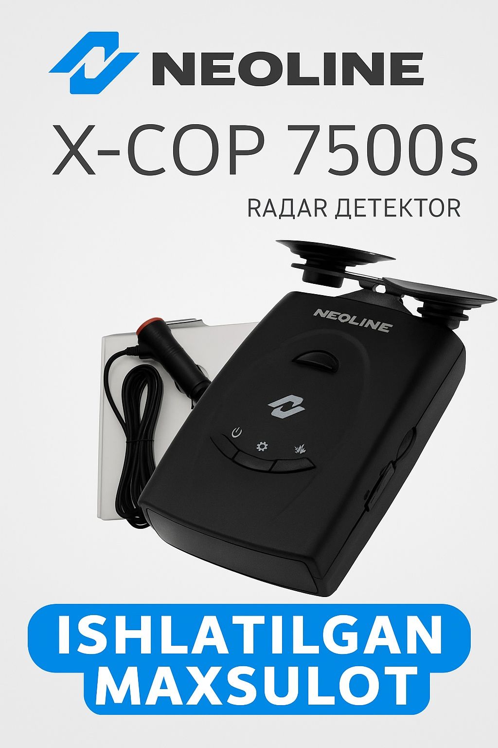 "Neoline X-COP 7500s | Radar Detektor | Ishlatilgan, Kafolat Bilan.