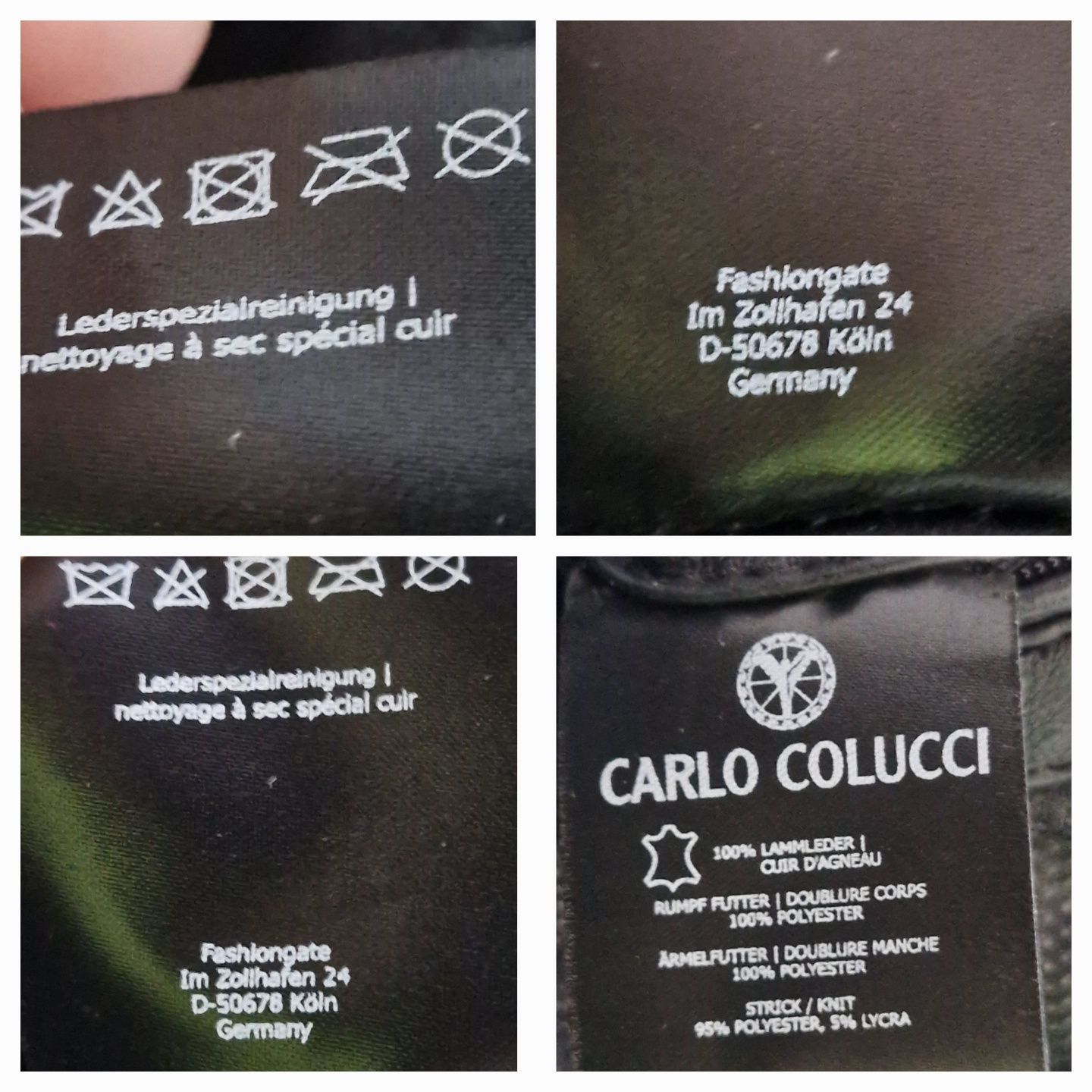 Geaca piele Carlo Colucci