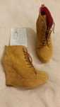 Botine piele intoarsa,talpa ortopedica 40