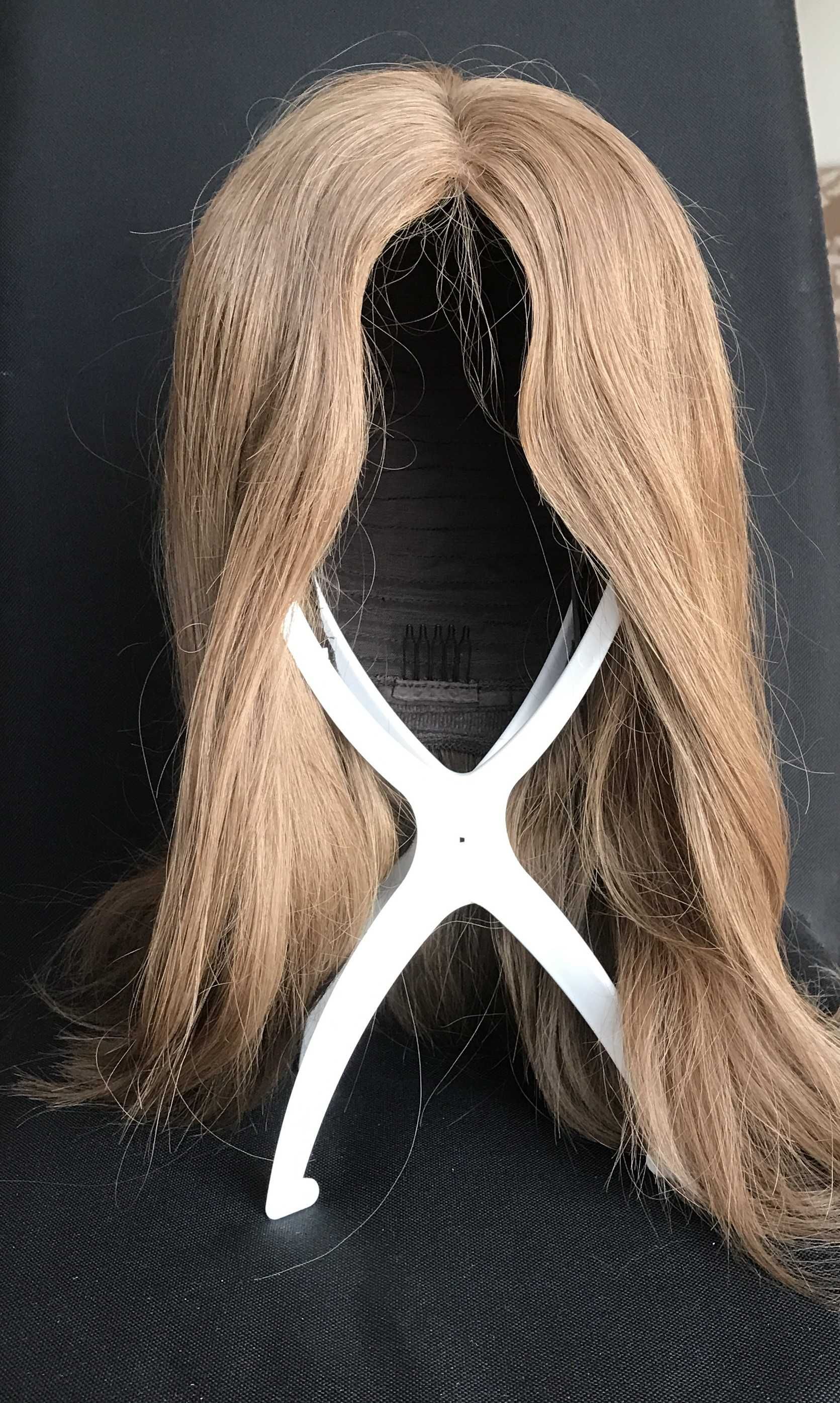 Peruca din par natural Belher - saten deschis
